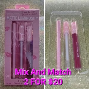 2 FOR $20. Ccolor Matte Luminosity Lip Trio